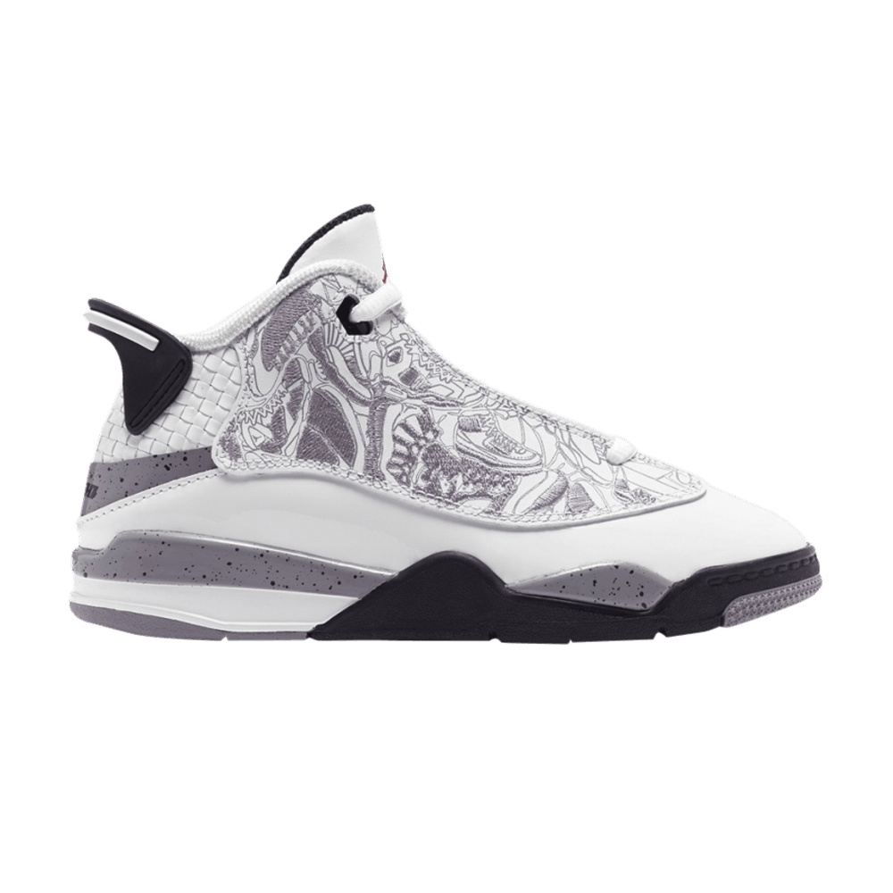 Кроссовки Air Jordan Dub Zero PS 'White Cement'