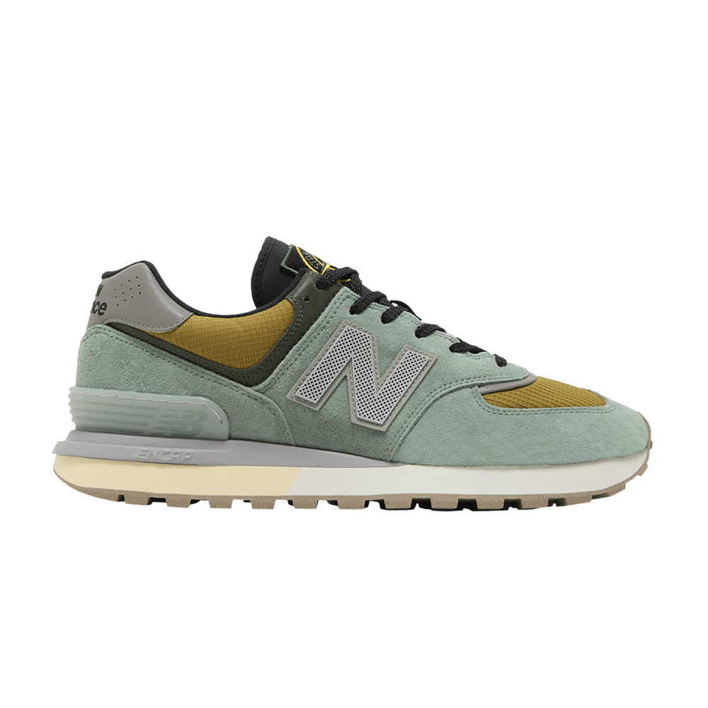 Кроссовки Stone Island x New Balance 574 Legacy 'Light Green'