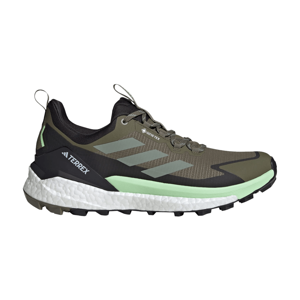 Кроссовки Adidas Terrex Free Hiker 2.0 Low GORE-TEX 'Olive Strata Silver Green'