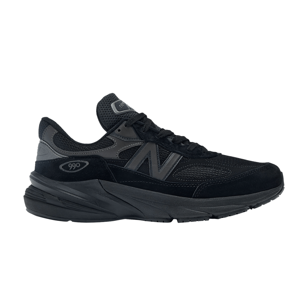 Кроссовки New Balance 990v6 Made in USA 2E Wide 'Triple Black'