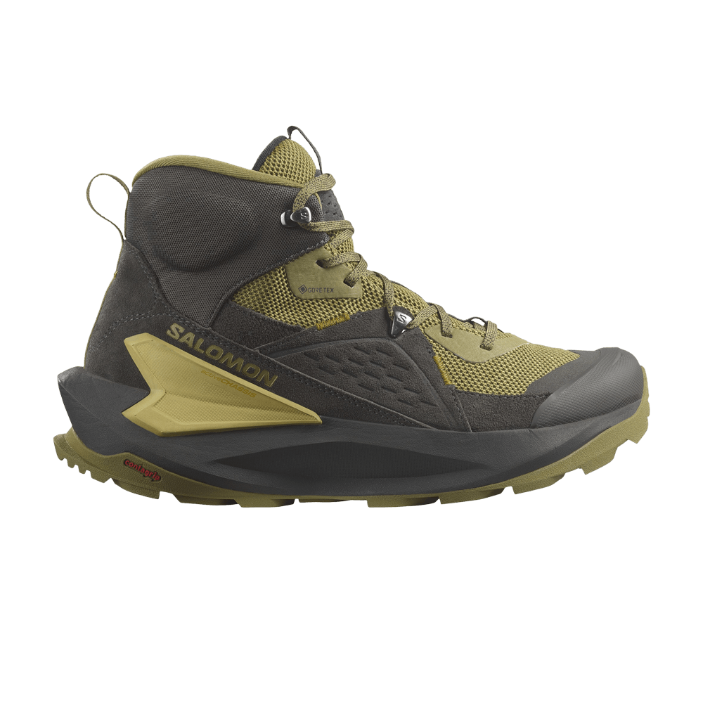 Кроссовки Salomon Elixir Mid GORE-TEX 'Black Dried Herb'