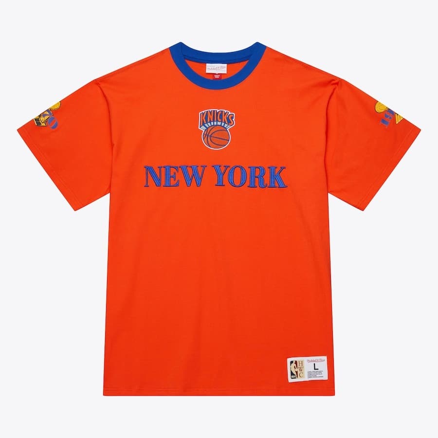 Футболка Mitchell & Ness Orange New York Knicks Team OG 3.0 Vintage T-Shirt