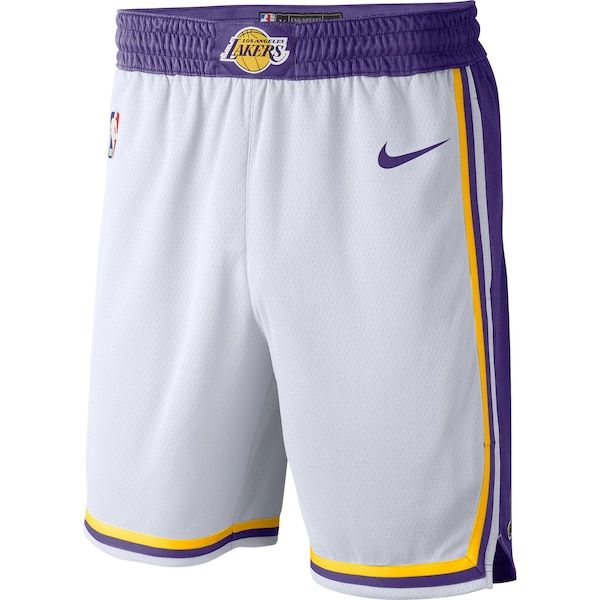 Спортивные шорты 2019-20 Los Angeles Lakers Association Swingman White
