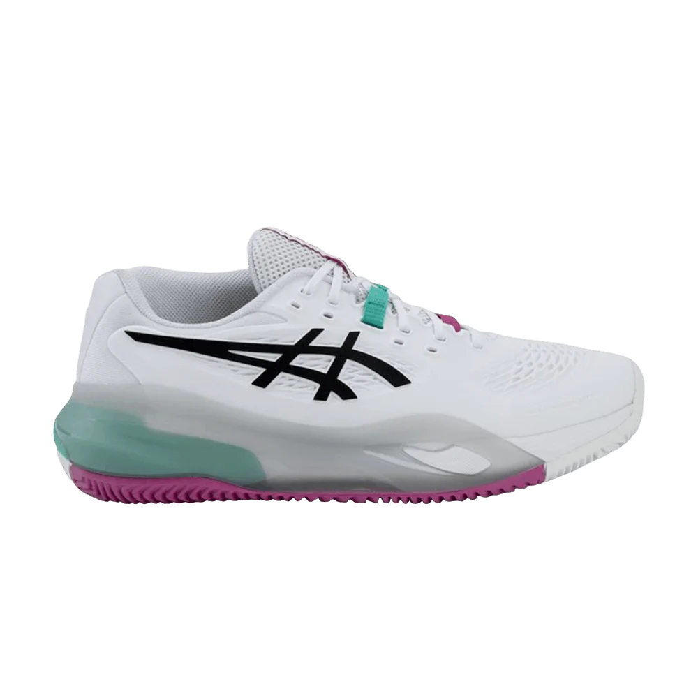 Кроссовки ASICS Gel Resolution X Clay 'White Aurora Green'