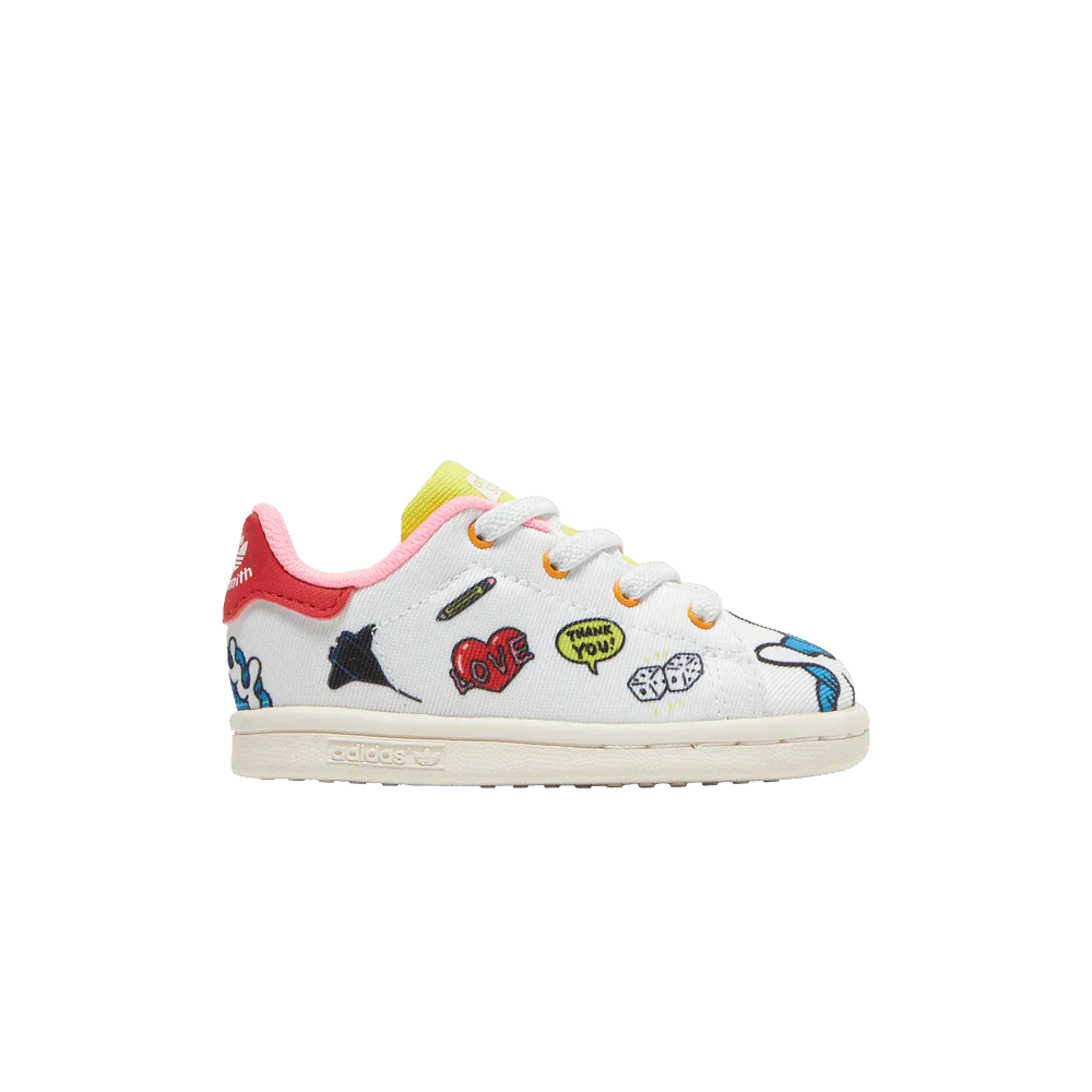Кроссовки Aaron Kai x adidas Stan Smith Primeblue Infant 'Doodles'