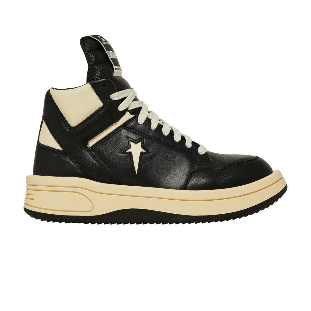 Кроссовки Rick Owens x Converse DRKSHDW TURBOWPN Mid 'Black Cloud Cream'