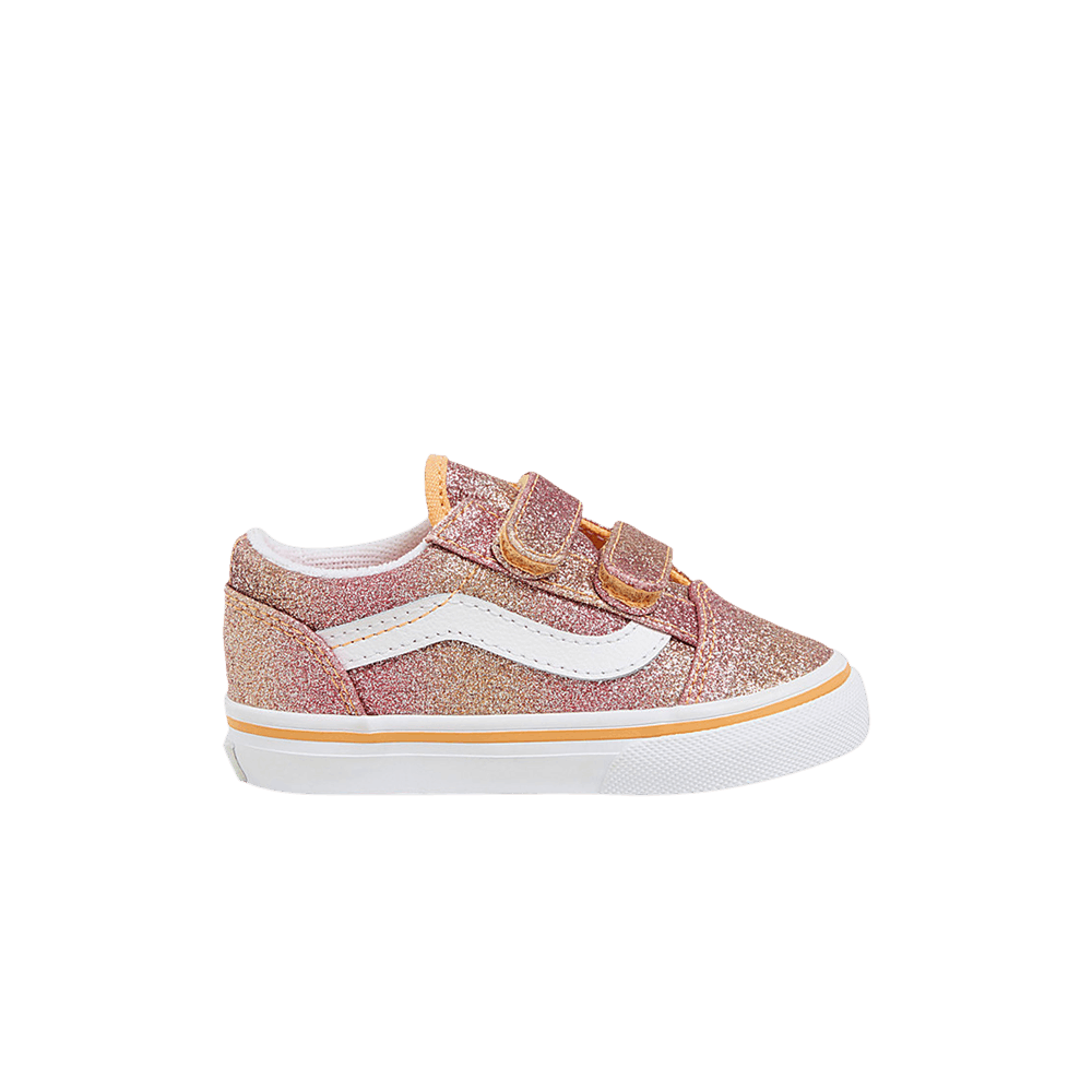 Кроссовки Vans Old Skool V Toddler 'Glitter - Sunrise Glitter'