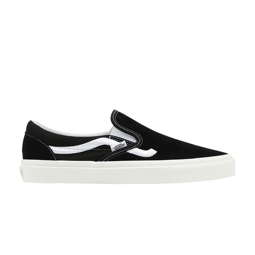 Кеды Vans Classic Slip-On 'Sidestripe Black'