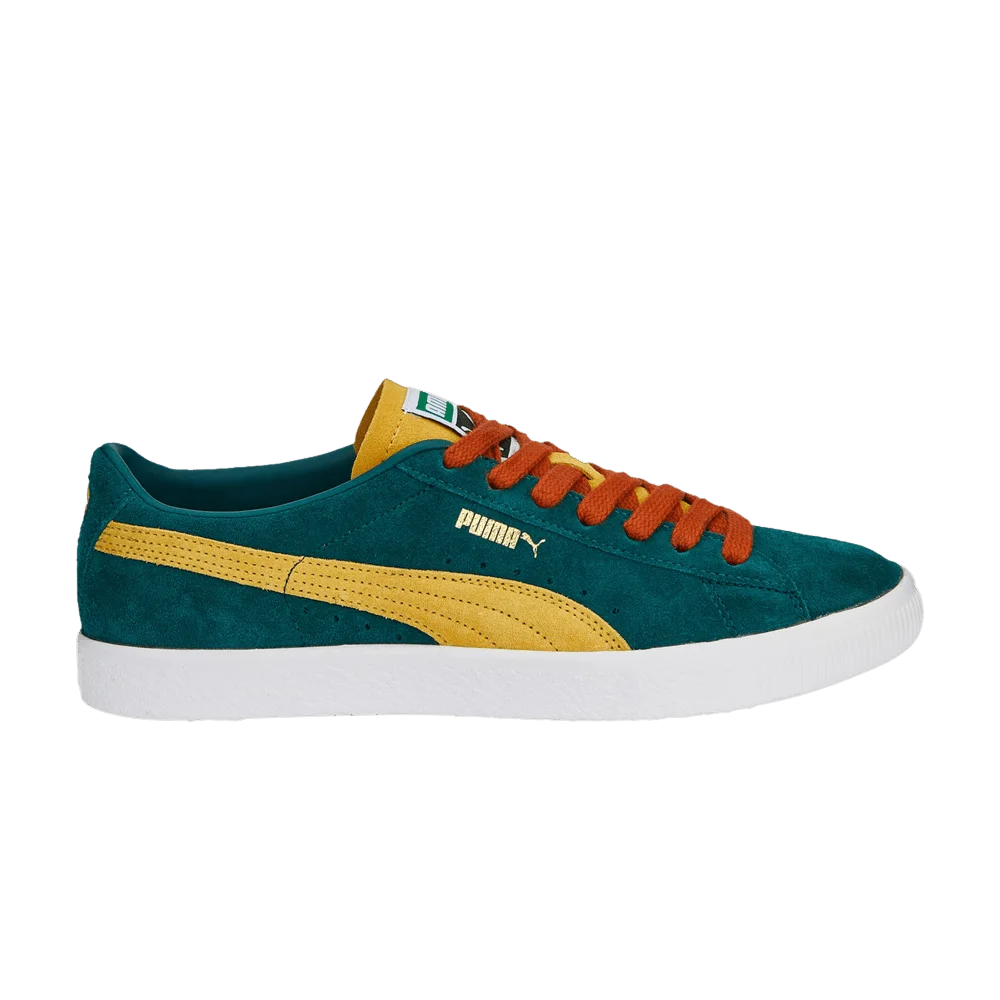 Кроссовки Puma Suede VTG Teams 'Varsity Green Mustard'