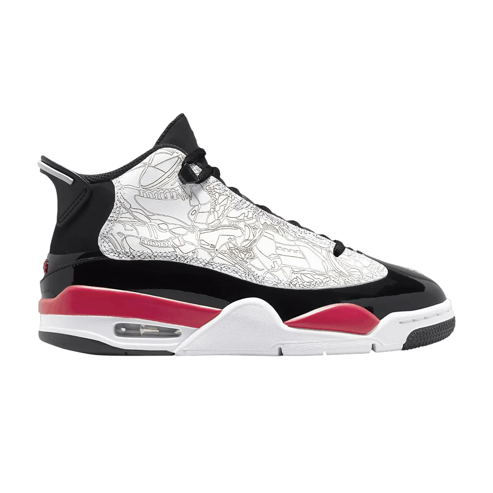 Кроссовки Air Jordan Dub Zero GS 'Fire Red'