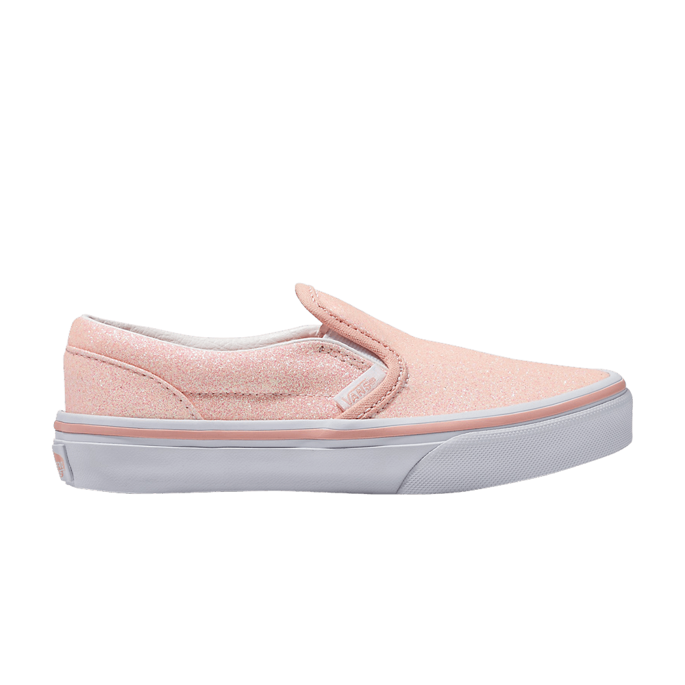 Кроссовки Vans Classic Slip-On Kids 'Glitter - Apricot Nectar'