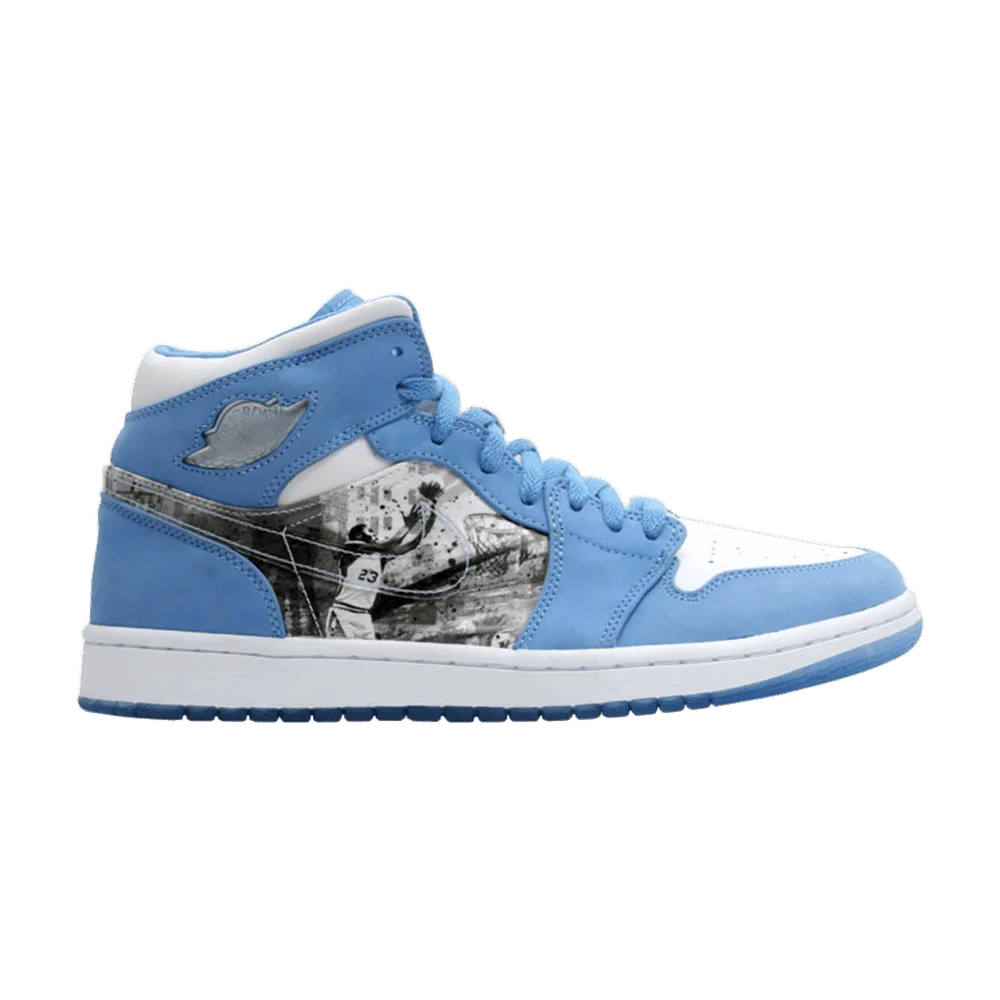 Кроссовки Air Jordan 1 Retro Alpha 'White University Blue'