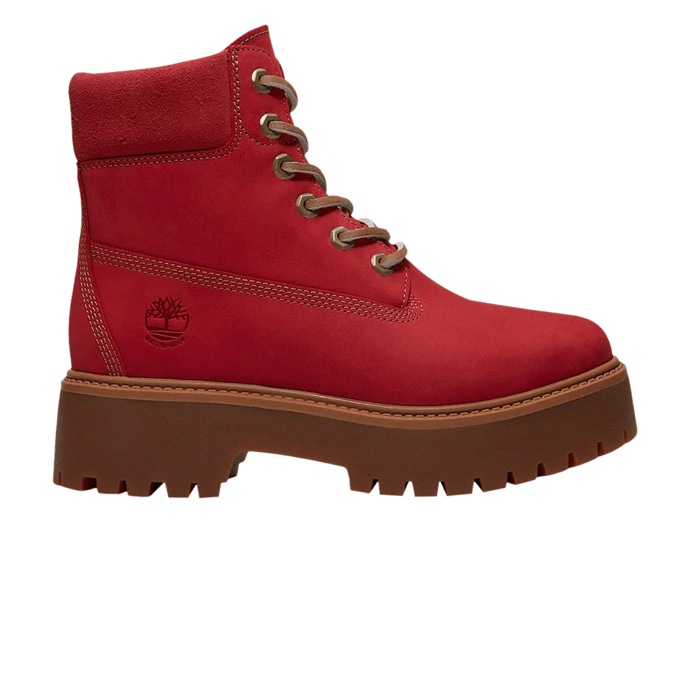 Ботинки Timberland Wmns Stone Street 6 Inch Waterproof Platform Boot 'Red'