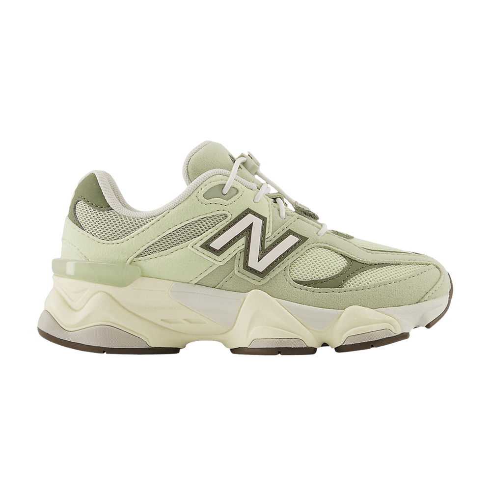 Кроссовки New Balance 9060 Little Kid Wide 'Olivine Lace Toggle'