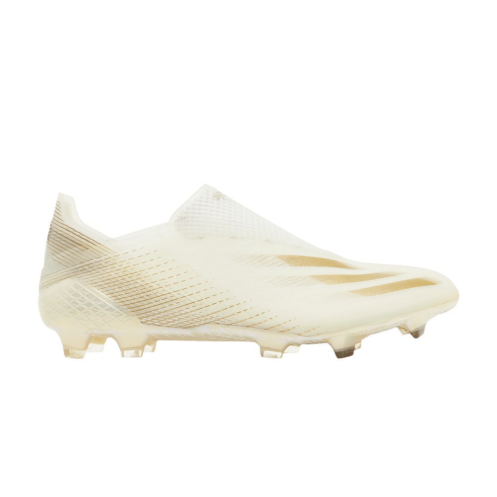 Кроссовки adidas X Ghosted+ FG 'White Metallic Gold Melange'