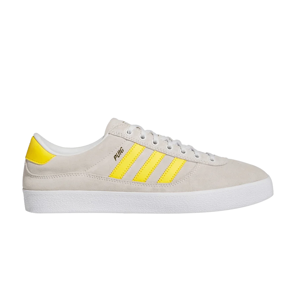 Кроссовки Adidas Puig Indoor 'Crystal White Bold Gold'