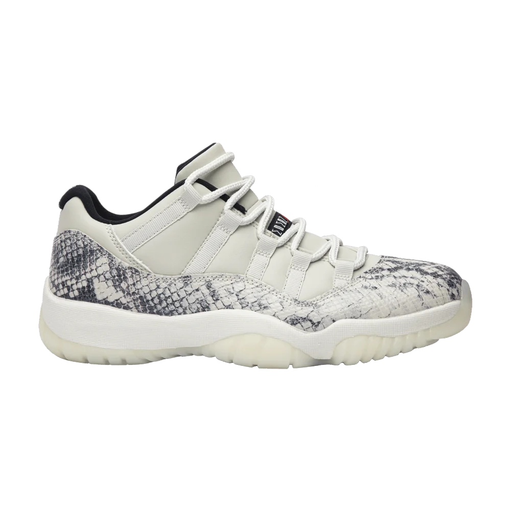 Кроссовки Air Jordan 11 Retro Low 'Light Bone Snakeskin'
