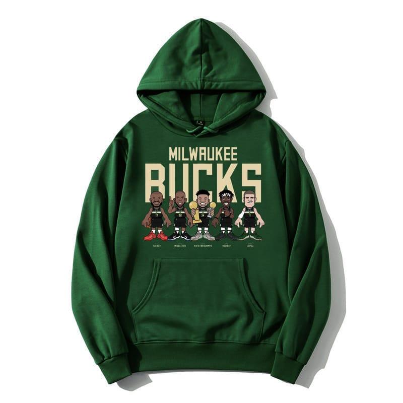 Худи DPOY Milwaukee Bucks Team Print Hoodie