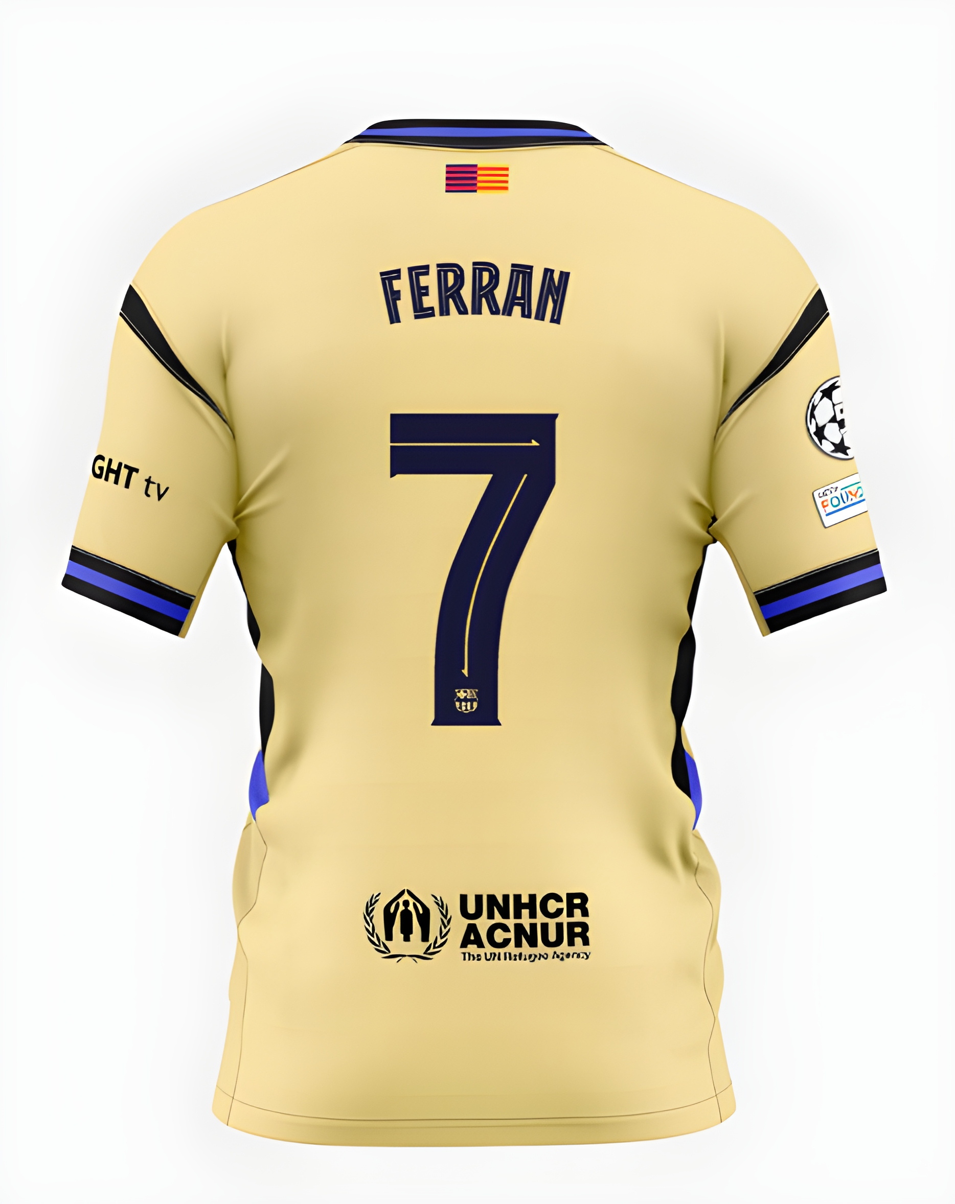 Футбольное джерси FC Barcelona x Kobe Bryant 25/26 UCL away jersey FERRAN Player's Edition
