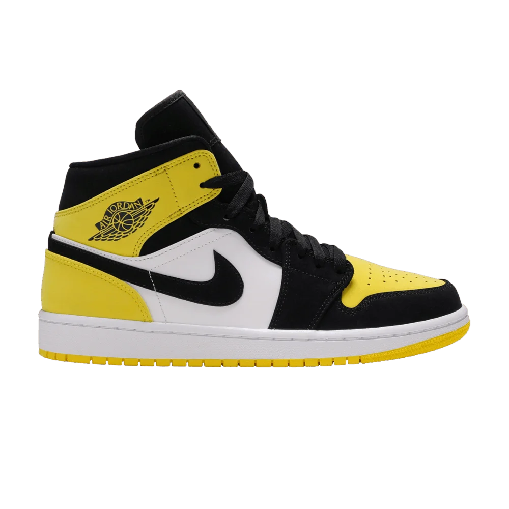 Кроссовки Air Jordan 1 Mid SE 'Yellow Toe'