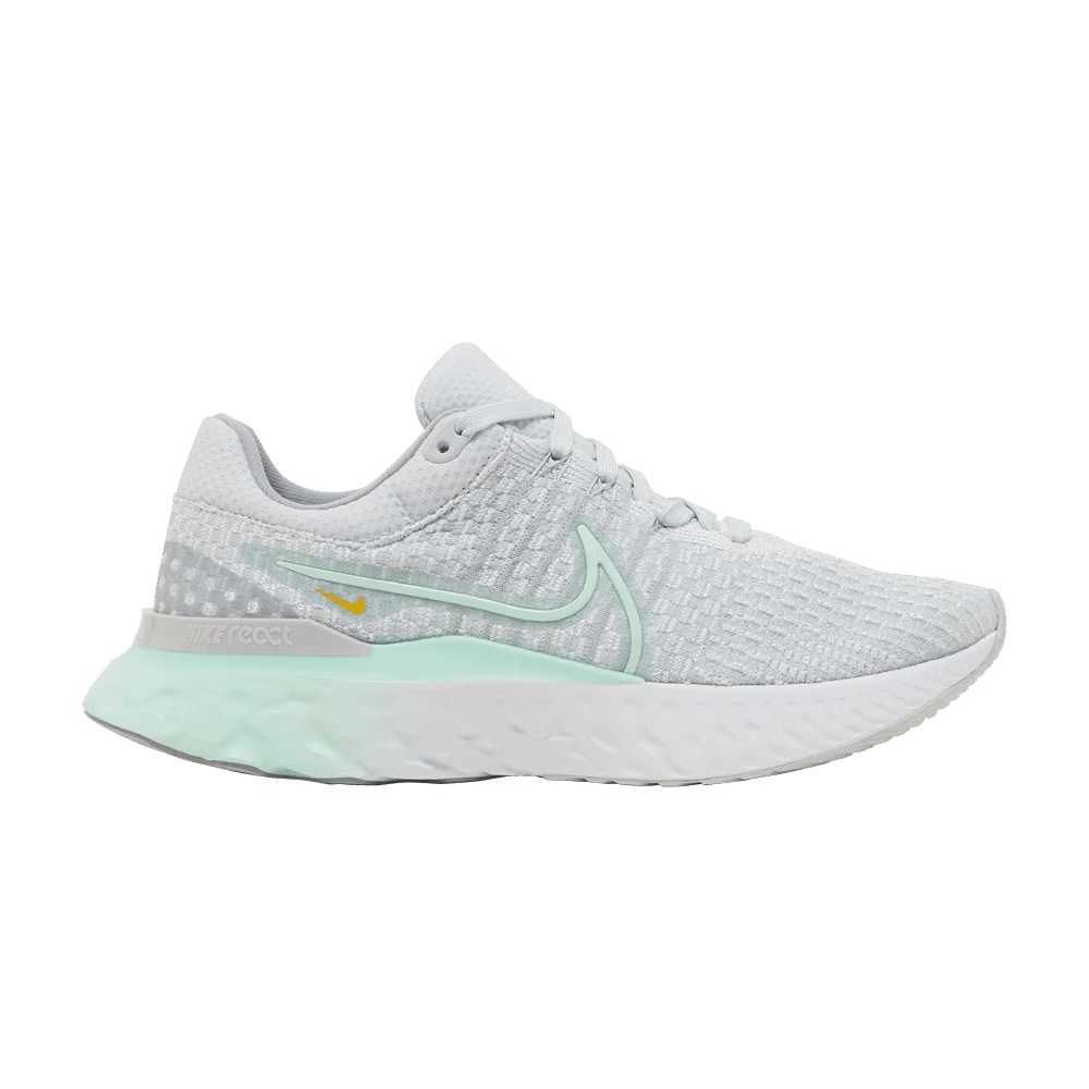 Кроссовки Nike Wmns React Infinity Run Flyknit 3 'Pure Platinum Mint Foam'