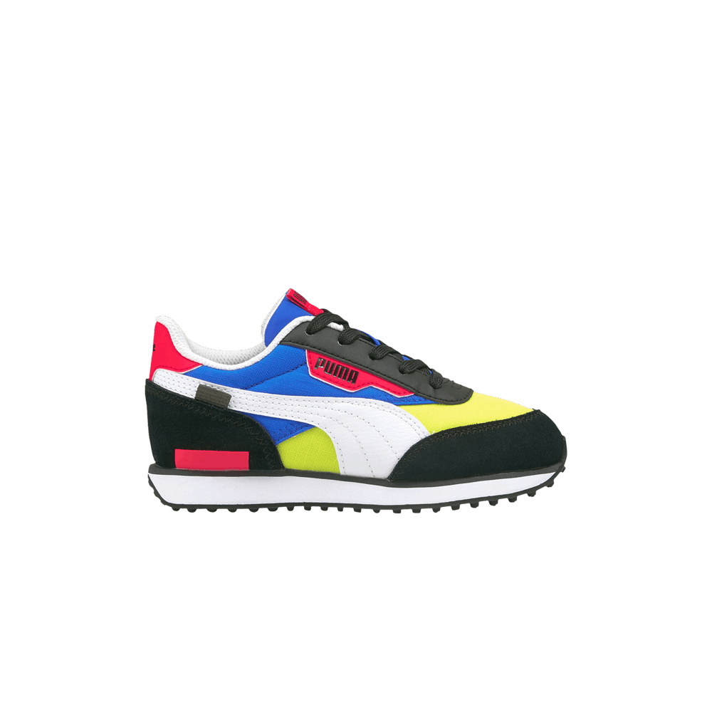 Кроссовки Puma Future Rider Play On Little Kid 'Black Ultra Blue'