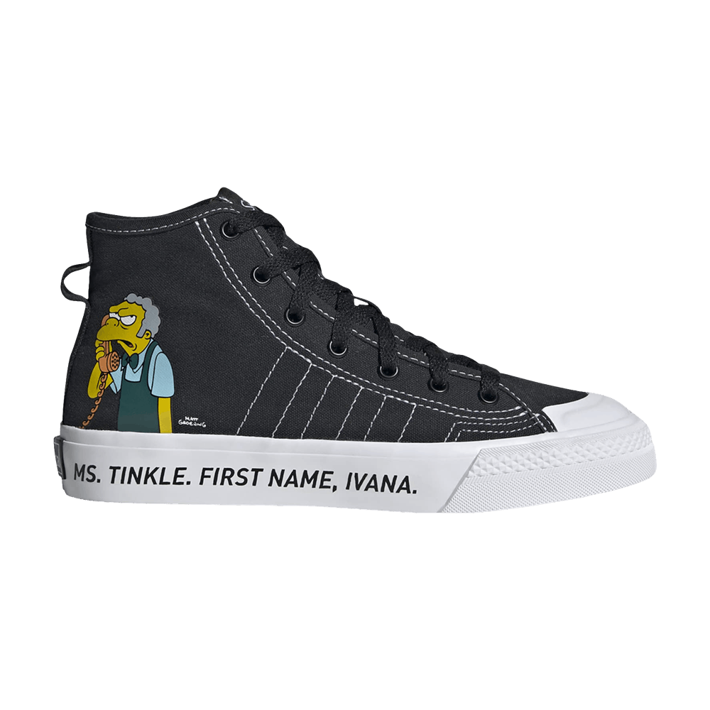 Кроссовки The Simpsons x adidas Nizza Hi RF J 'Pranks On Moe'