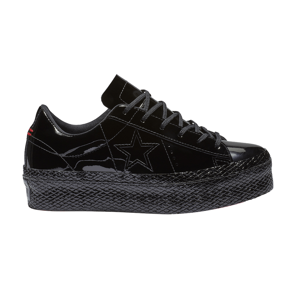 Кроссовки Converse Wmns One Star Platform Ox 'Patent Black'