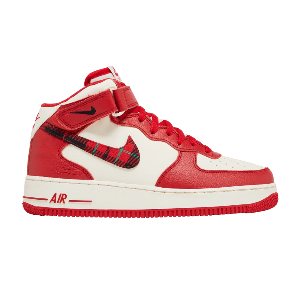 Кроссовки Nike Air Force 1 Mid '07 LX 'Red Plaid'