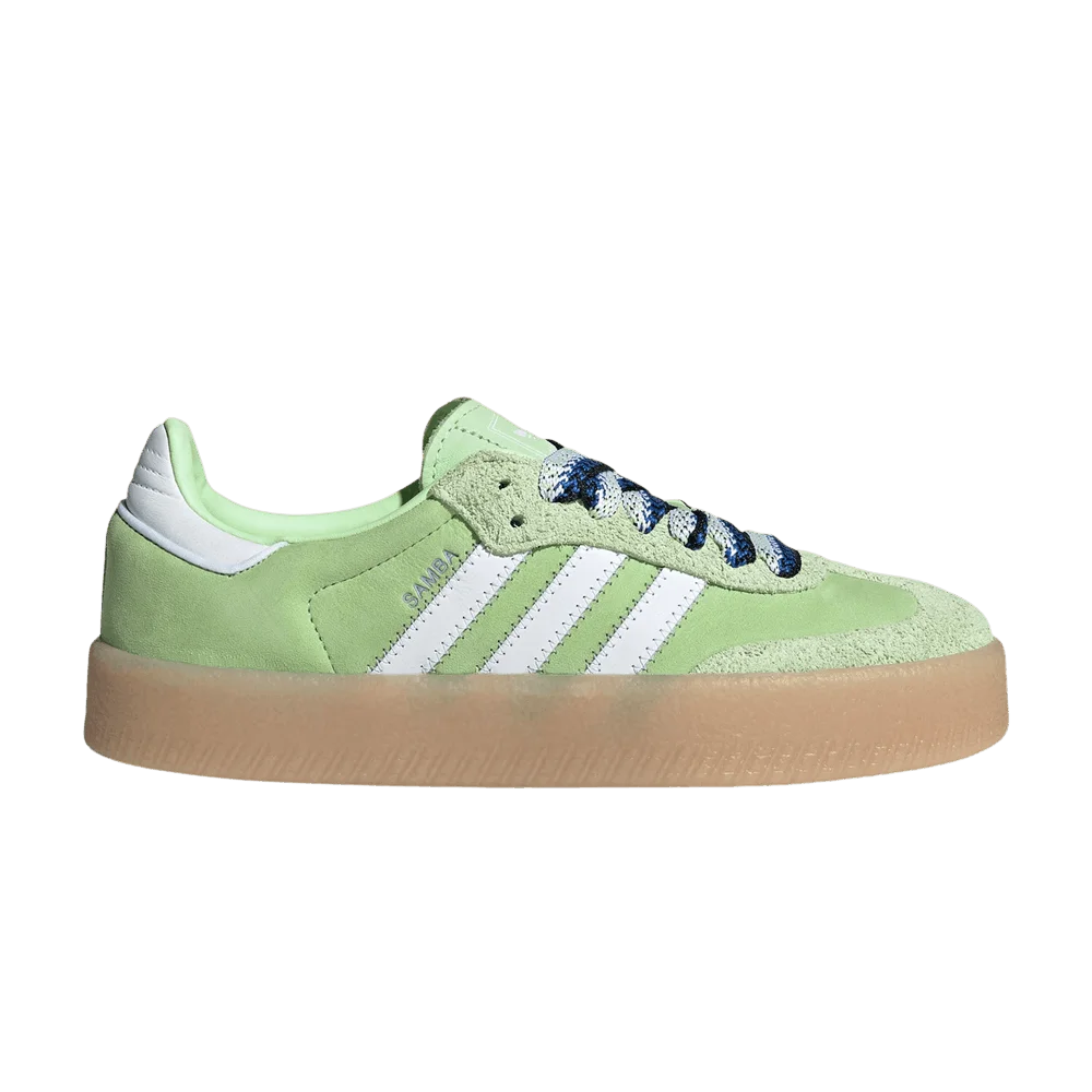 Кроссовки adidas Wmns Sambae 'Semi Green Spark White Wonder Blue'