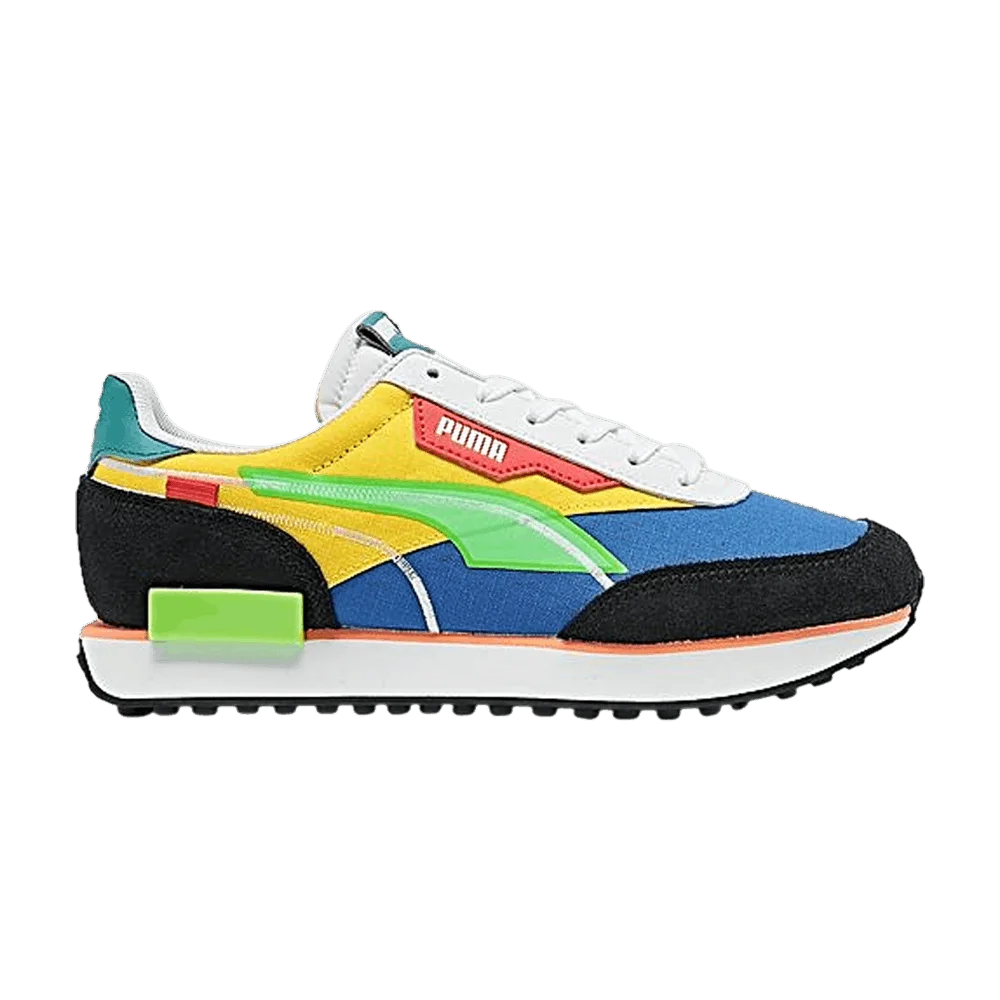 Кроссовки Puma Future Rider Twofold Big Kid 'Blue Yellow'