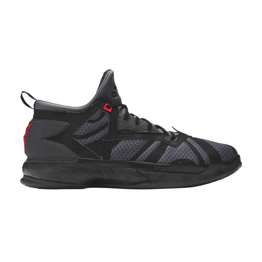 Кроссовки Adidas D Lillard 2 'Core Black Vivid Red'