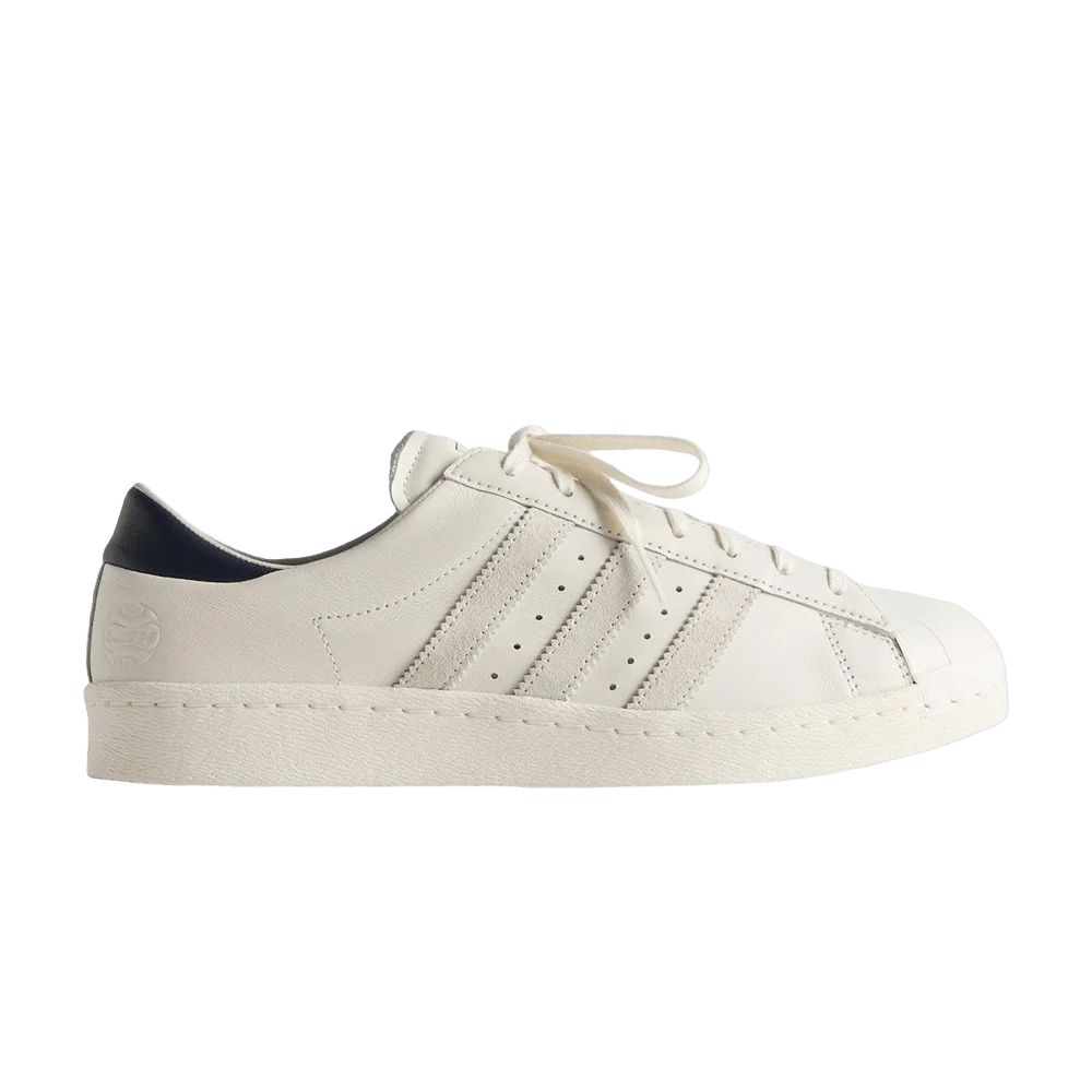 Кроссовки Kith x Messi x adidas Football Superstar 'Off White Legend Ink'