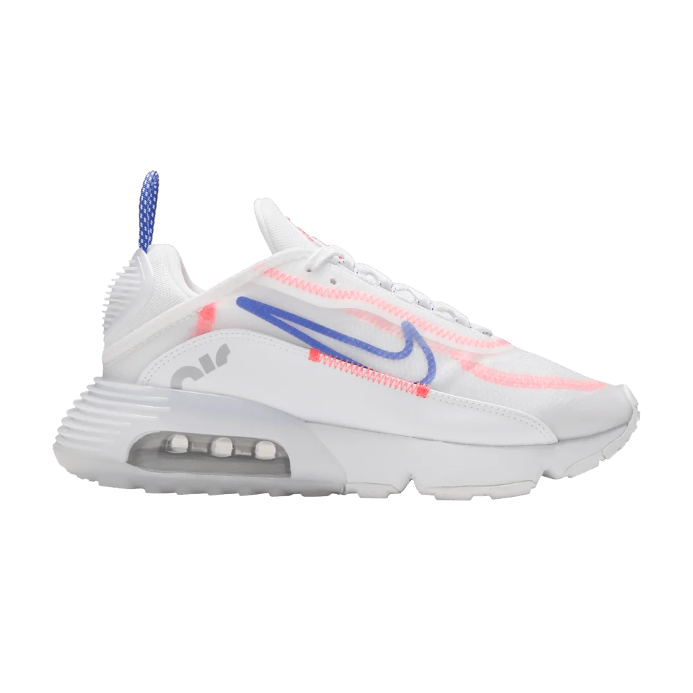 Кроссовки Nike Wmns Air Max 2090 'White Flash Crimson'