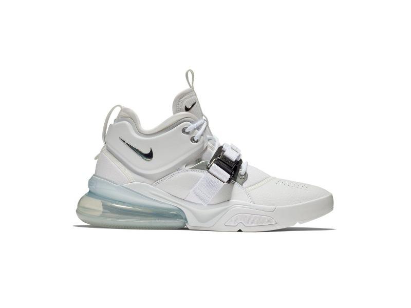 Кроссовки Nike Air Force 270 White Metallic Silver