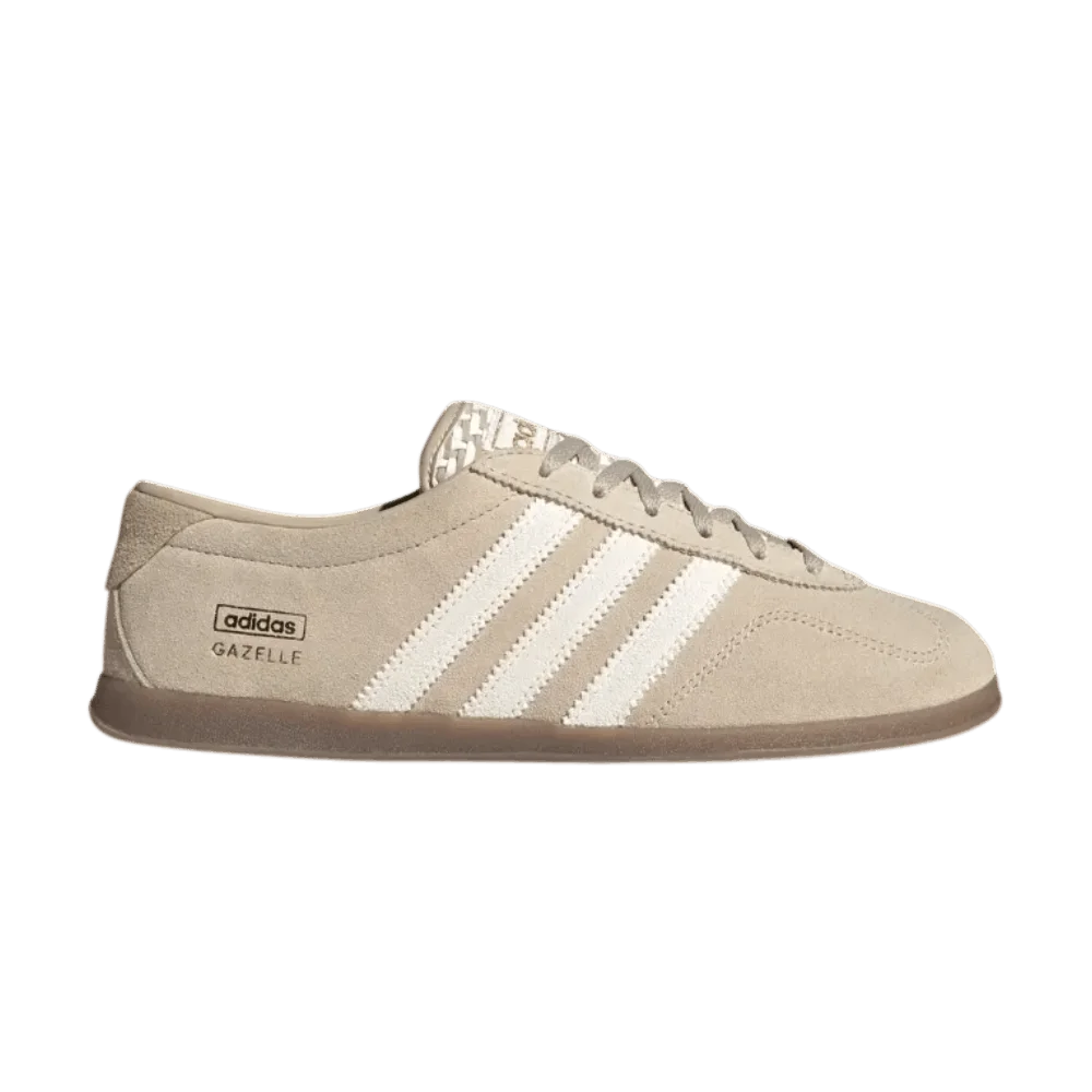 Кроссовки adidas Wmns Gazelle Lo Pro 'Basket Weave Tounge Khaki Three Off White'