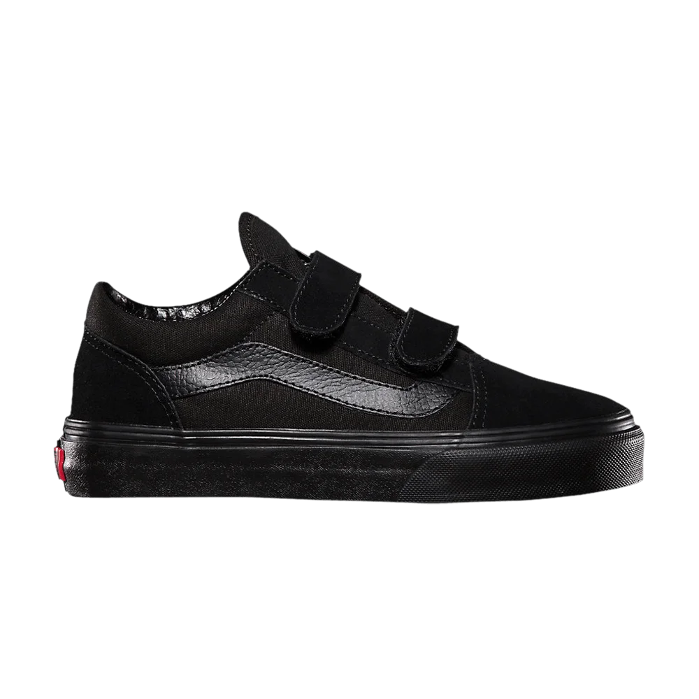 Кроссовки Vans Old Skool V Kids 'Black'