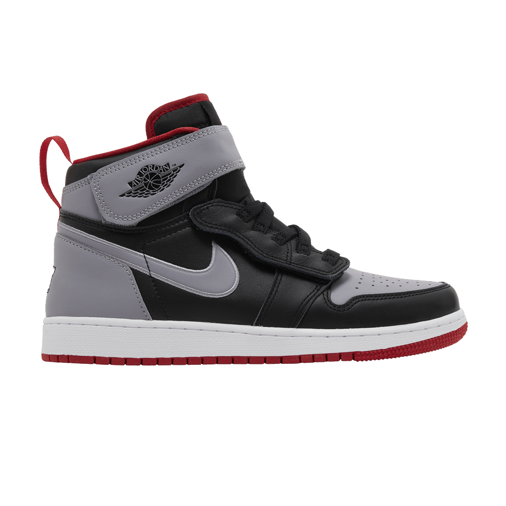 Кроссовки Air Jordan 1 High FlyEase GS 'Bred Shadow'