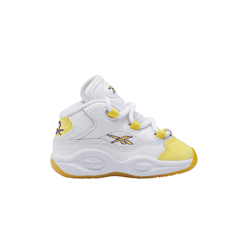 Кроссовки Reebok Question Mid Toddler 'Yellow Toe'