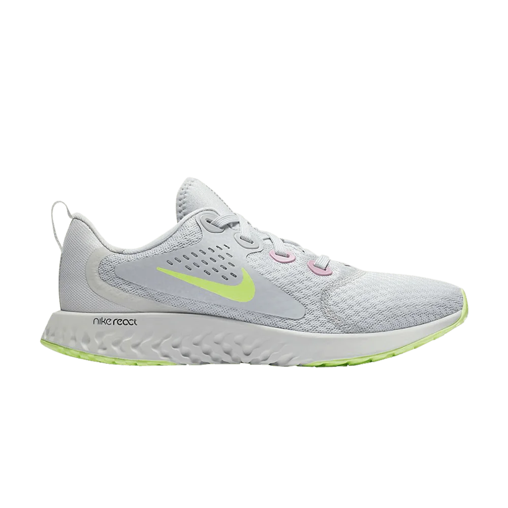 Кроссовки Nike Legend React GS 'Platinum Barely Volt'