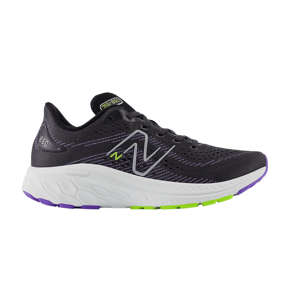 Кроссовки New Balance Fresh Foam X 860v13 Big Kid Wide 'Black Electric Indigo'