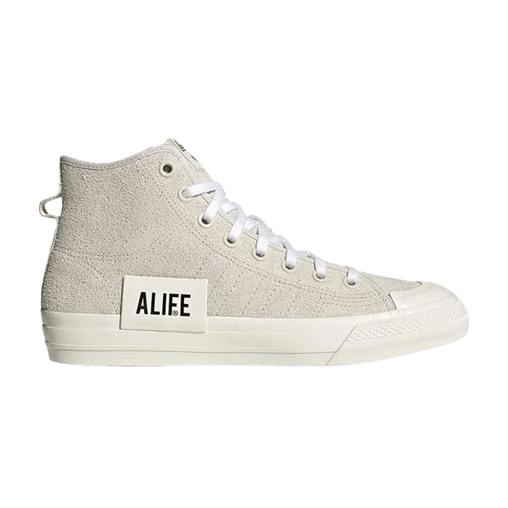 Кроссовки Alife x adidas Nizza High 'Cream White'
