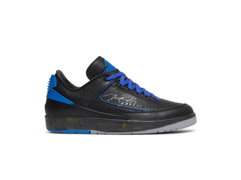Кроссовки Off-White x Air Jordan 2 Retro Low SP 'Black Varsity Royal'