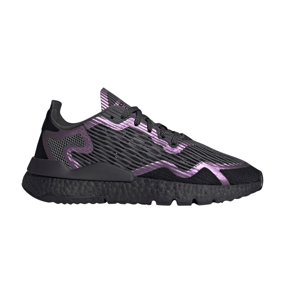 Кроссовки Adidas Nite Jogger Fluid 'Black Purple'