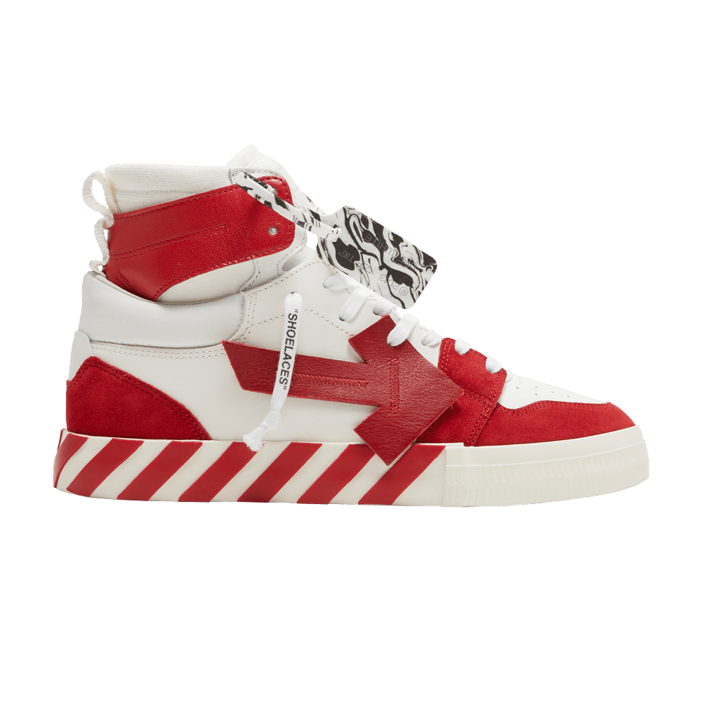 Кроссовки Off-White Vulc Sneaker High 'White Red'