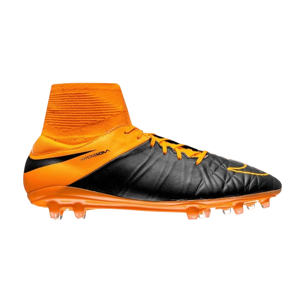 Кроссовки Nike Hypervenom Phatal 2 DF Tech Craft FG 'Black Total Orange'