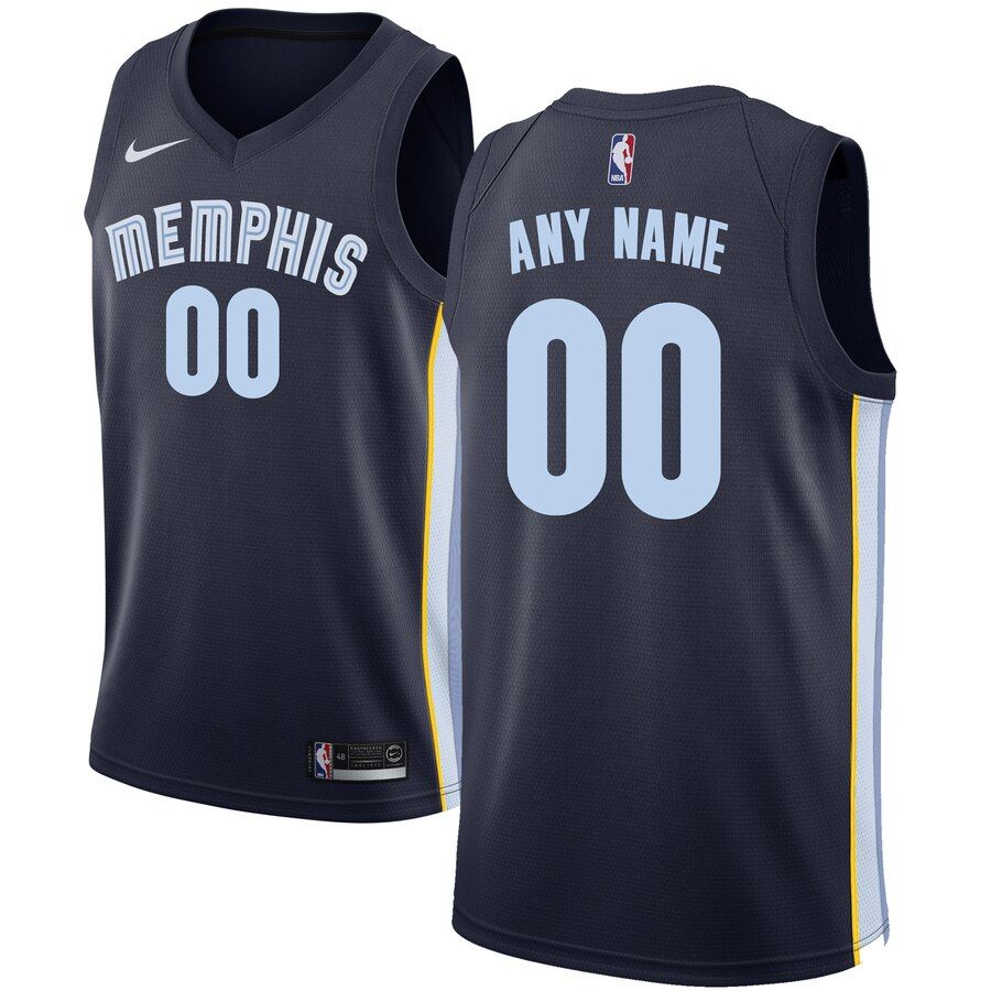 Баскетбольная джерси 2019-20 Memphis Grizzlies Swingman Custom Navy Icon Edition