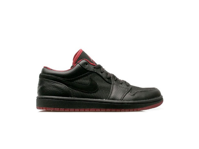Кроссовки Air Jordan 1 Retro Low 'Black Silver Red'