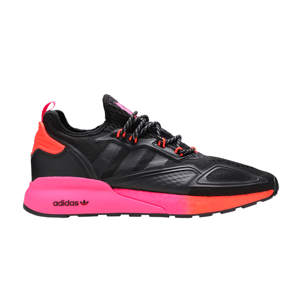 Кроссовки Adidas ZX 2K Boost 'Black Solar Red'