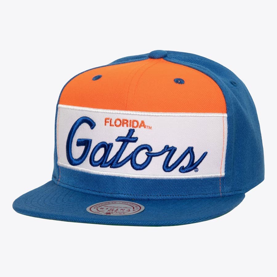 Бейсболка Mitchell & Ness Royal Florida Gators Retro Sport Vintage Snapback Hat